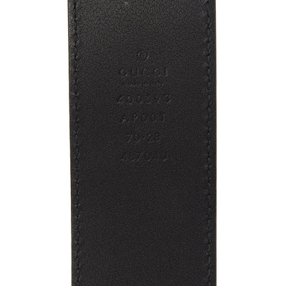 Gucci Calfskin Double G 40mm Belt 70 28 Black 4 of 6