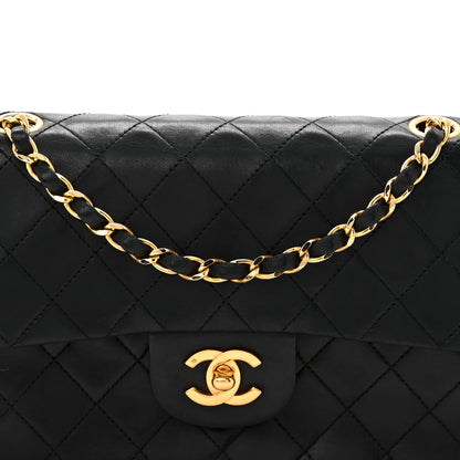 Chanel Lambskin Quilted Small Double Flap Black 8 of 10