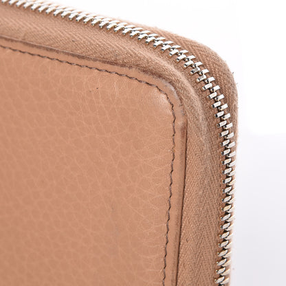Gucci Calfskin Medium Soho Zip Around Wallet Camelia 14 of 20