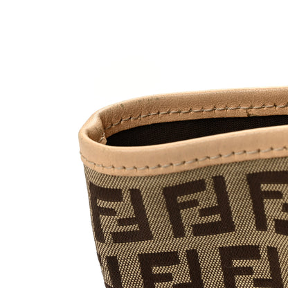 Fendi Zucchino Shopping Tote Beige Beige Tobacco 13 of 14