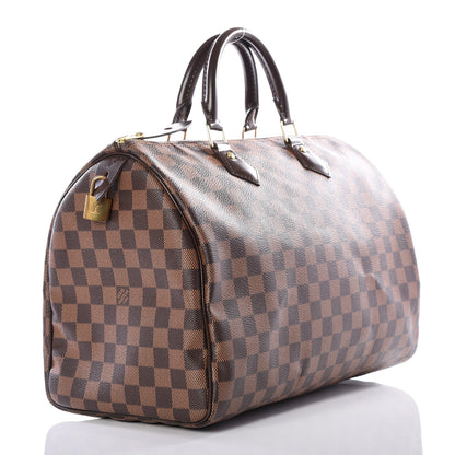 Louis Vuitton Damier Ebene Speedy 35 2 of 12
