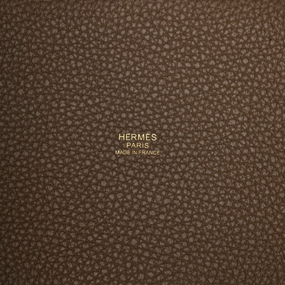 Hermes Taurillon Clemence Picotin Lock 18 PM Etoupe 6 of 11