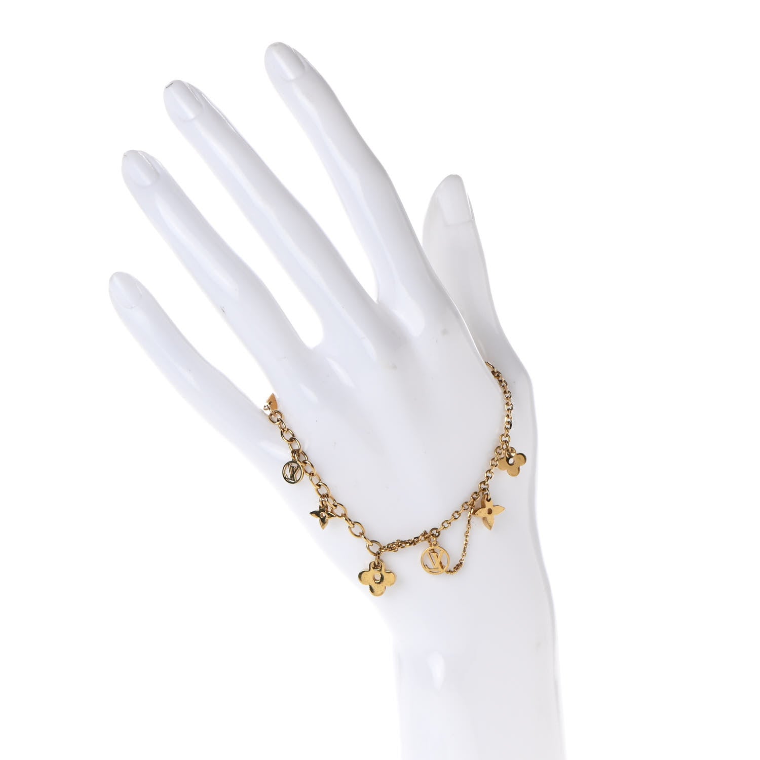 Louis Vuitton Metal Monogram Blooming Supple Bracelet 2 of 5