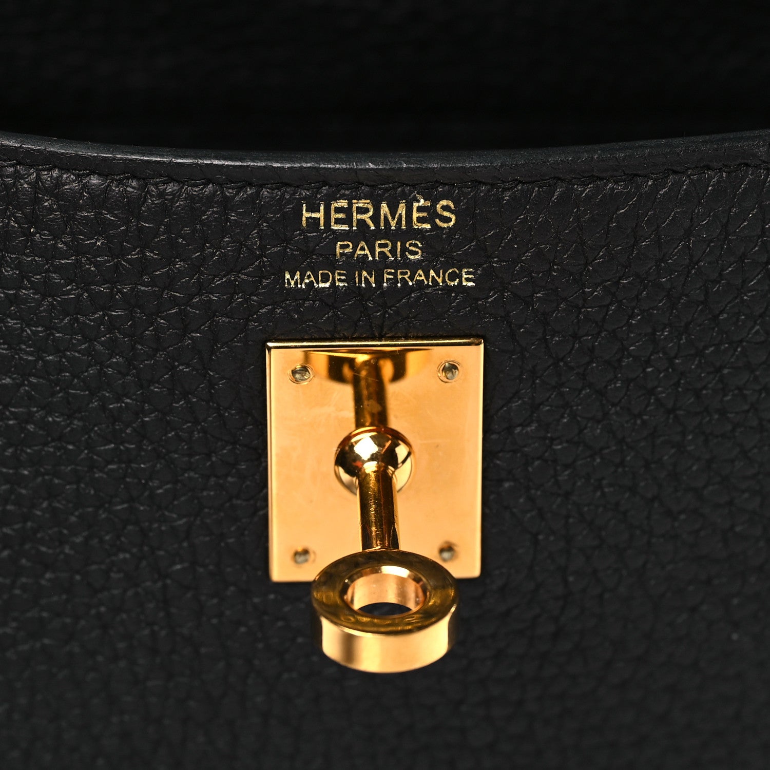 Hermes Togo Kelly Retourne 25 Black 7 of 10