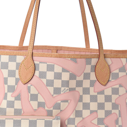 Louis Vuitton Damier Azur Tahitienne Neverfull MM 8 of 10