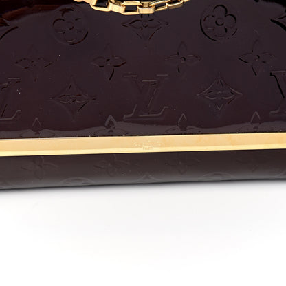 Louis Vuitton Vernis Ana Clutch Amarante 8 of 8