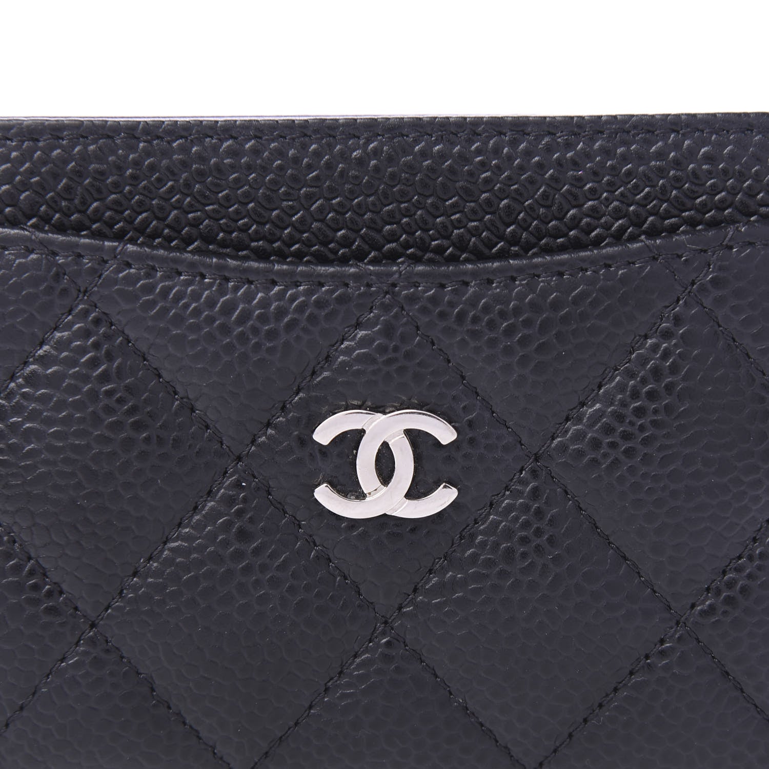Chanel Caviar Quilted Card Holder Black 11 of 12