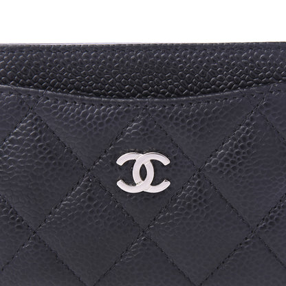 Chanel Caviar Quilted Card Holder Black 11 of 12