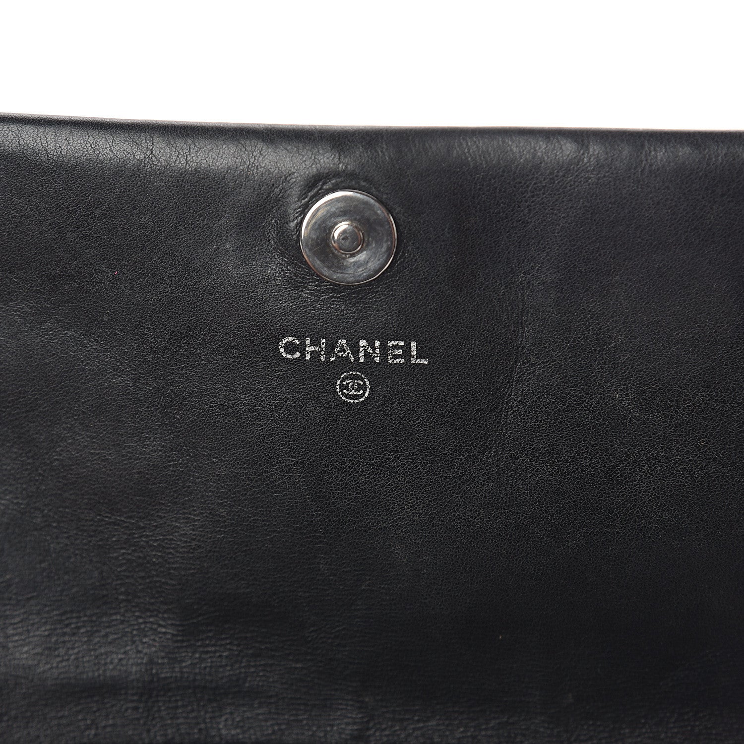 Chanel Patent Quilted Brilliant Wallet On Chain WOC Black 4 of 10