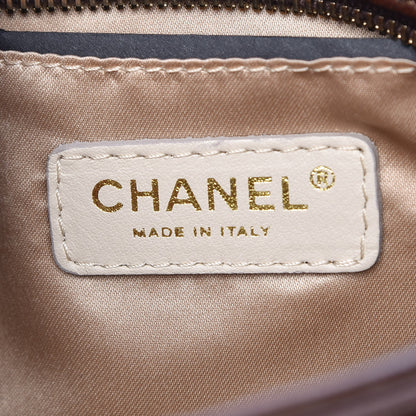 Chanel Lambskin Quilted Pochette Brown 6 of 7