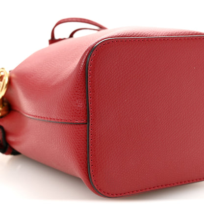 Fendi Vitello Cruise F is Fendi Mini Mon Tresor Bucket Bag Fragola 9 of 10