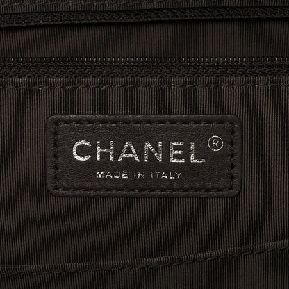 Chanel Calfskin Stitched CC Pocket Shopping Tote Dark Brown 6 of 10