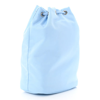 Prada Re-Nylon Saffiano Vela Bucket Wristlet Celeste 3 of 11