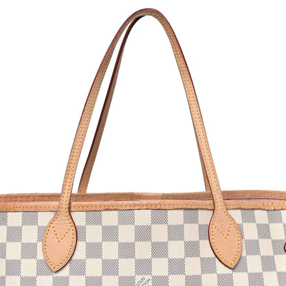 Louis Vuitton Damier Azur Neo Neverfull MM Rose Ballerine 8 of 10