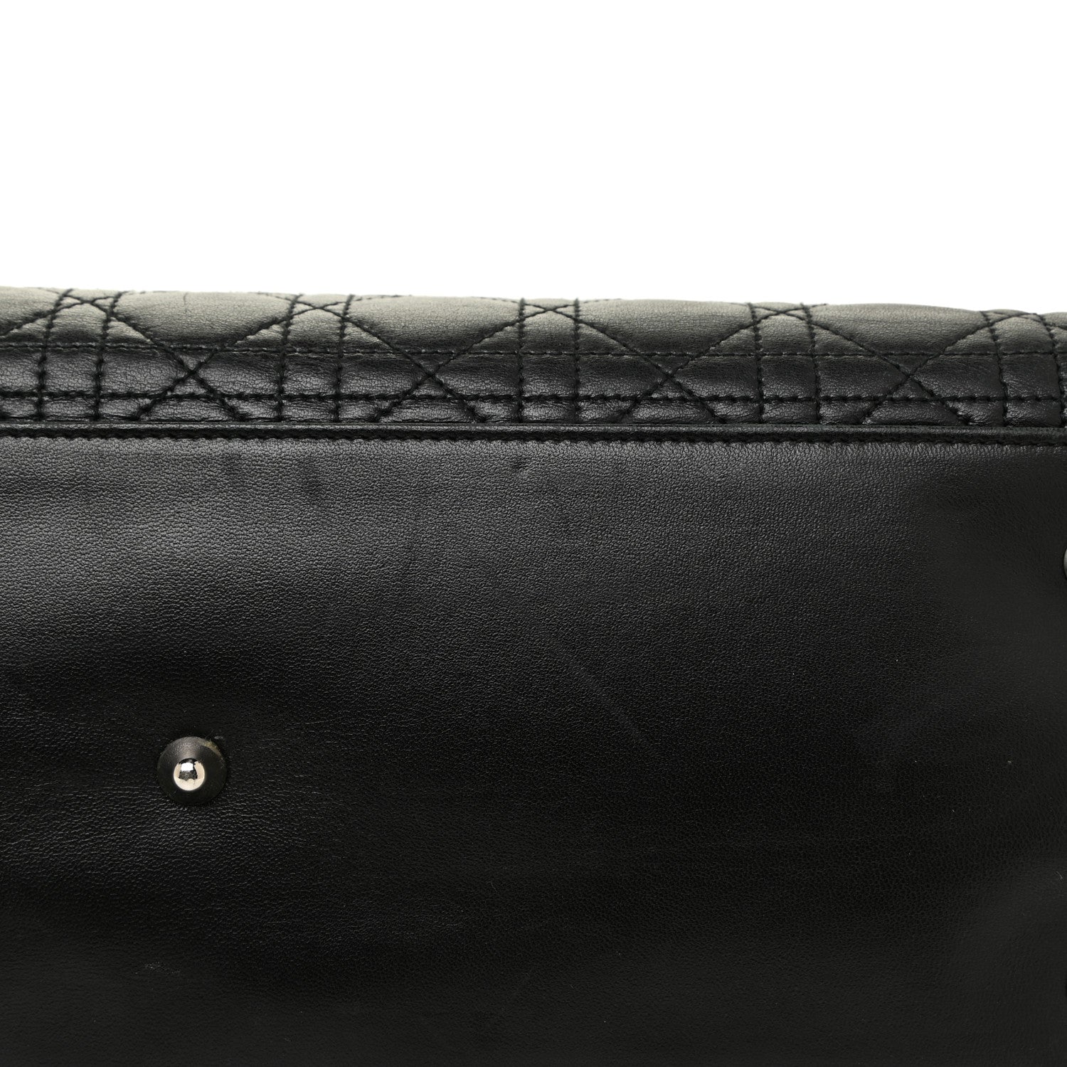 Christian Dior Lambskin Cannage Large Dior Soft Shopping Tote Black 17 of 22