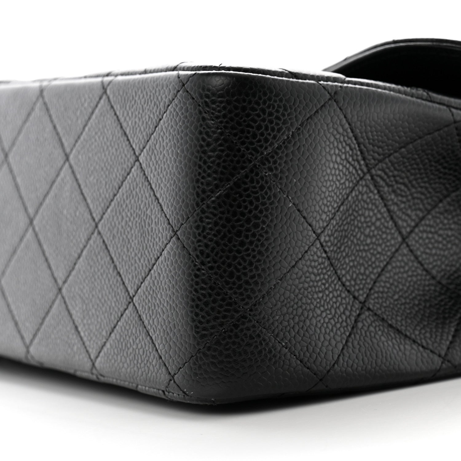 Chanel Caviar Quilted Jumbo Double Flap Black 10 of 10