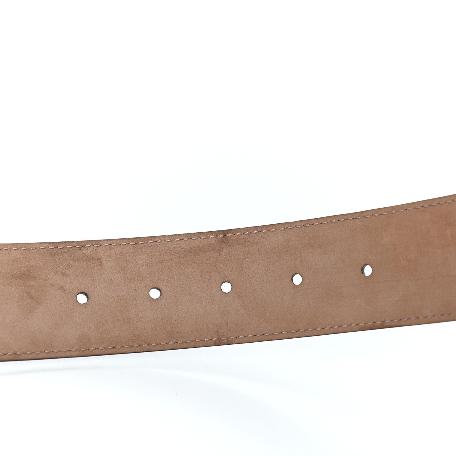 Gucci Guccissima Signature Interlocking G 40mm Belt 80 32 Black 5 of 5