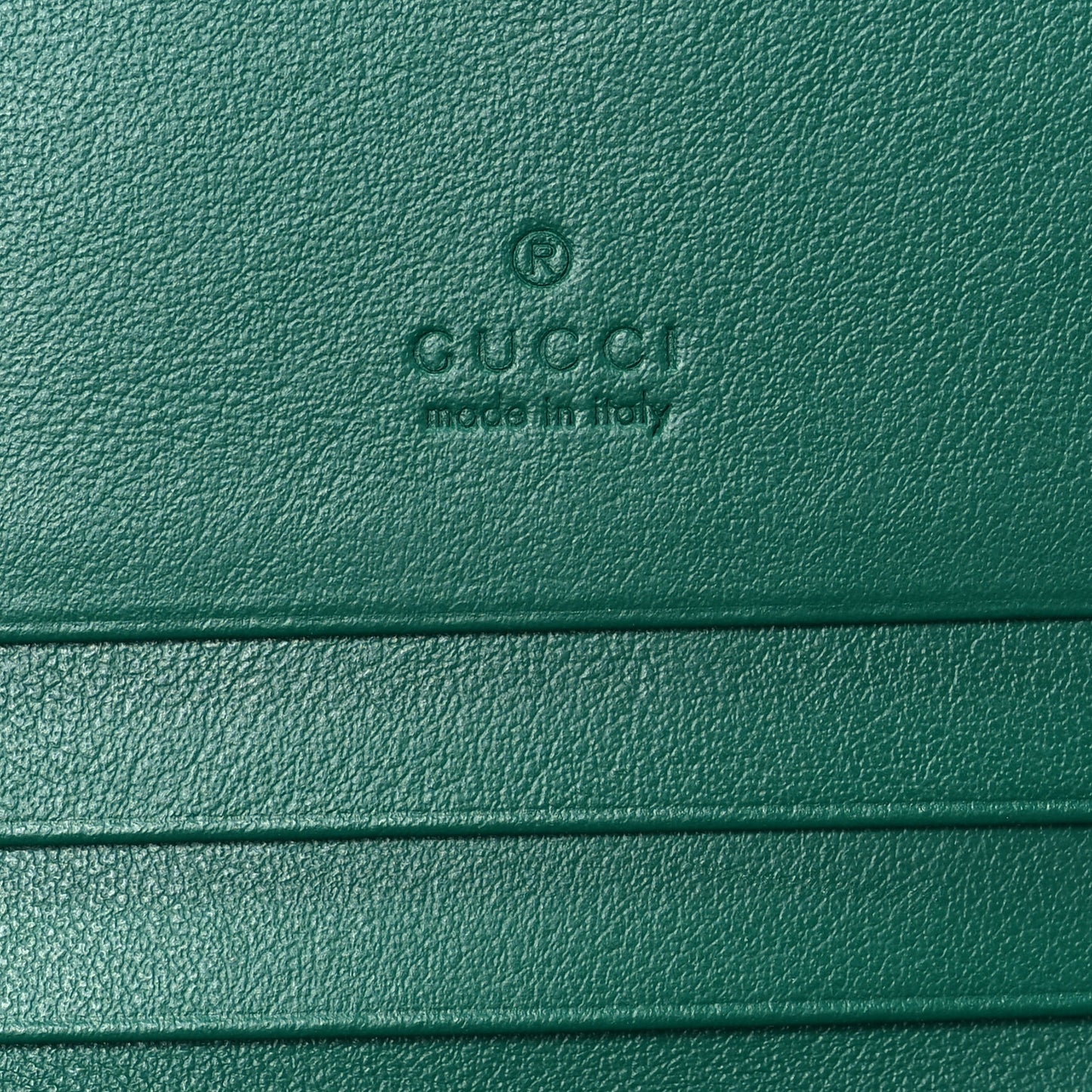 Calfskin Matelasse GG Marmont Card Case Wallet Emerald