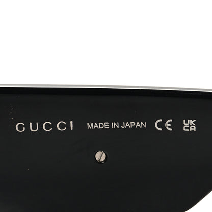 Gucci Acetate Rectangular Frame Sunglasses GG1646S Black 6 of 6