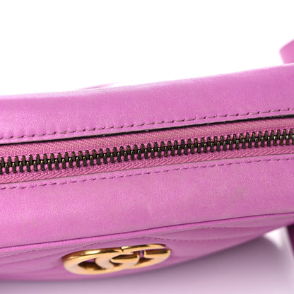 Gucci Calfskin Matelasse Mini GG Marmont Chain Shoulder Bag Candy Mousse 21 of 23