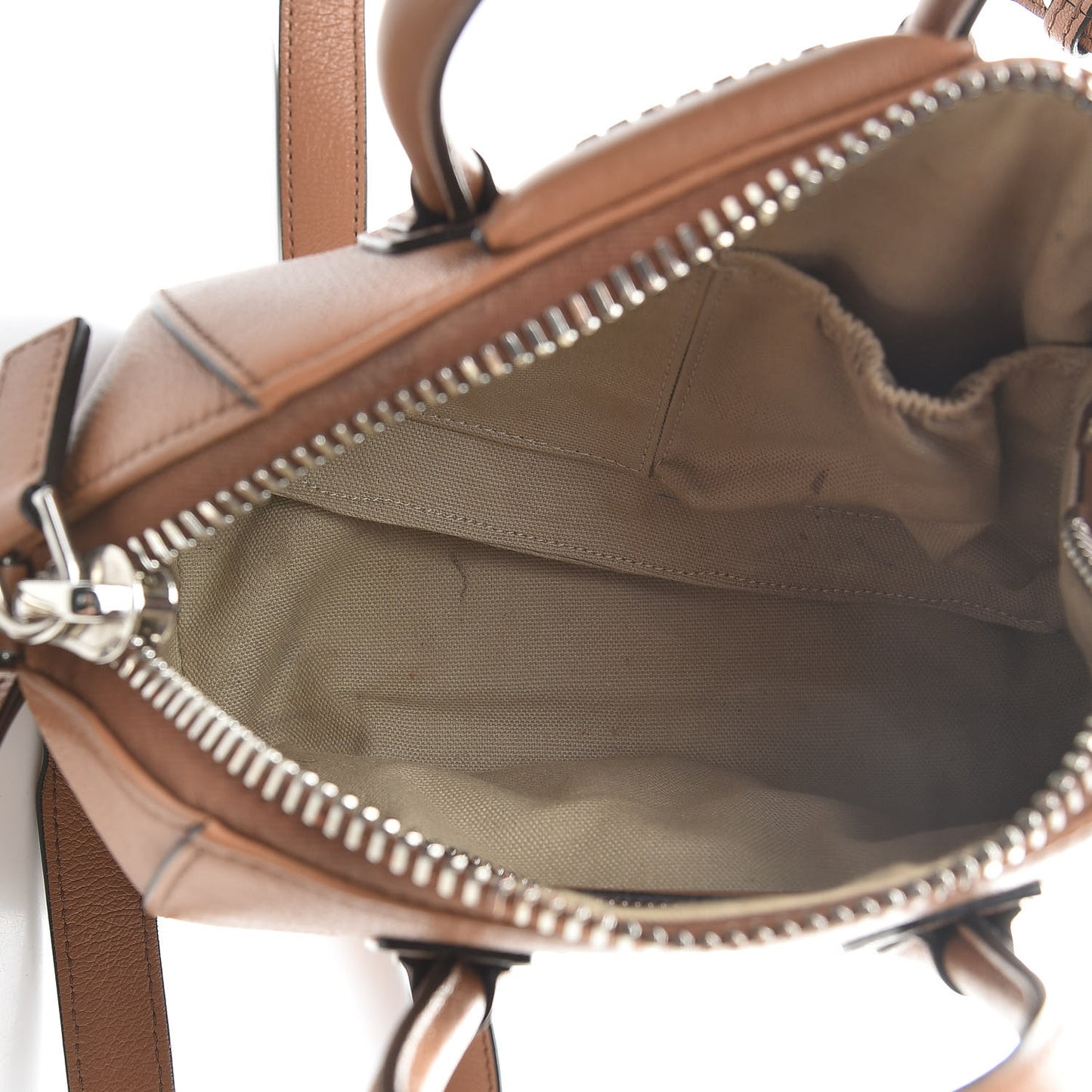 Sugar Goatskin Mini Antigona Caramel