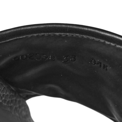 Gucci Nappa Matelasse Rubber Mens GG Marmont Slide Sandals 38 Black 6 of 7