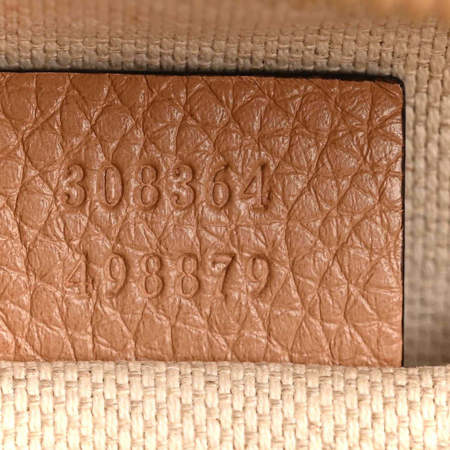 Gucci Pebbled Calfskin Small Soho Disco Bag Camelia 7 of 13