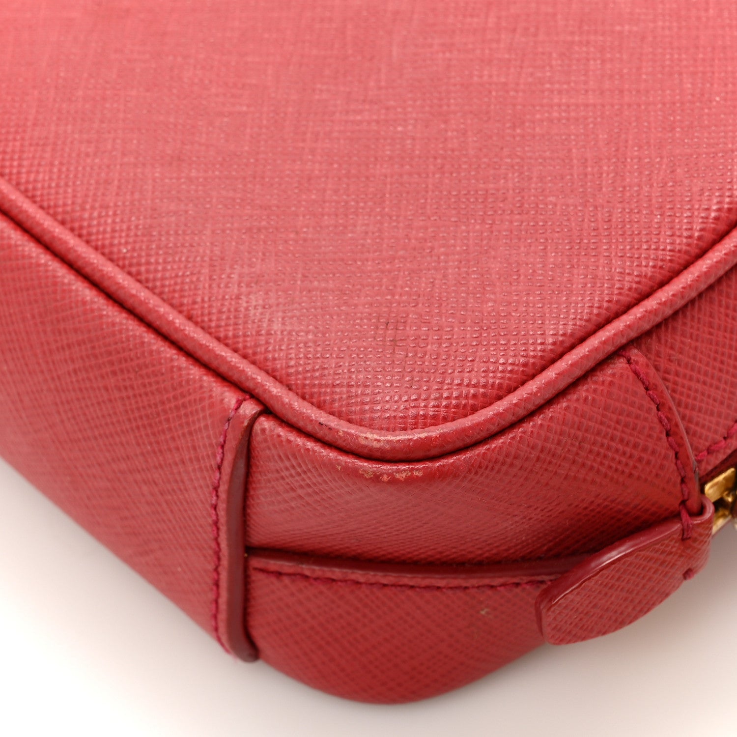 Prada Saffiano Mini Camera Crossbody Bag Fuoco 17 of 17