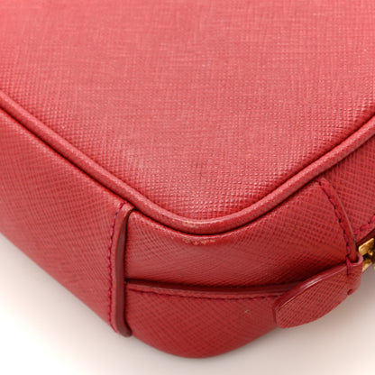 Prada Saffiano Mini Camera Crossbody Bag Fuoco 17 of 17