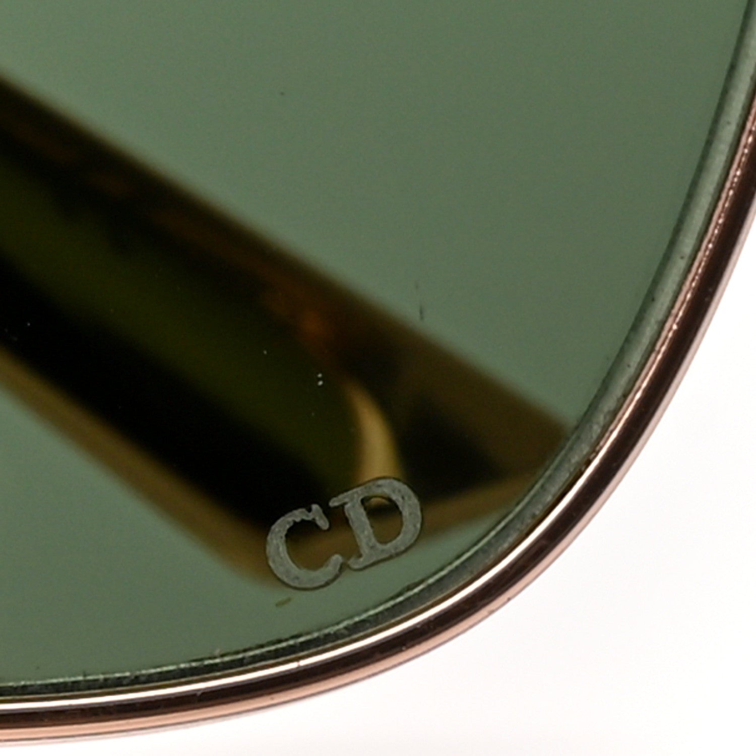 Christian Dior Metal Diorstellaire 1 Sunglasses Rose Gold Green 8 of 12