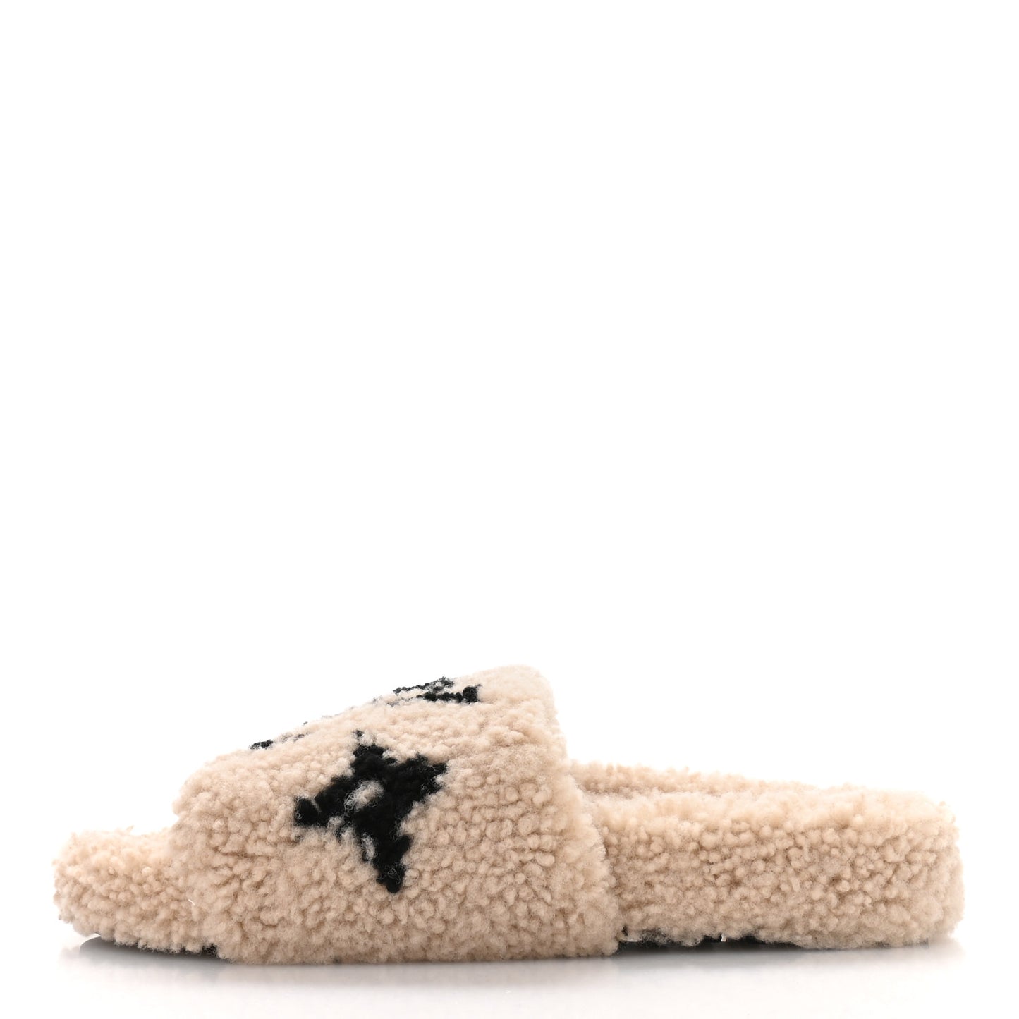 Shearling Bom Dia Flate Mules 39 Beige