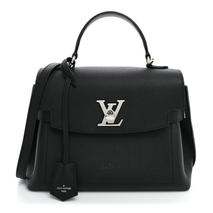 Louis Vuitton Calfskin Lockme Ever BB Black 1 of 8