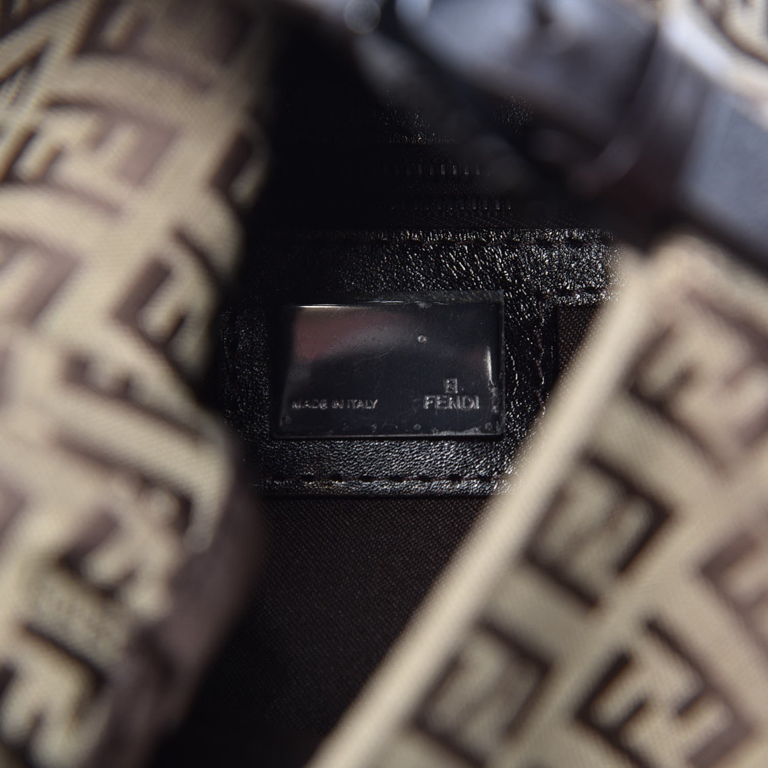 Fendi Zucchino Mama Baguette Dark Brown 6 of 7