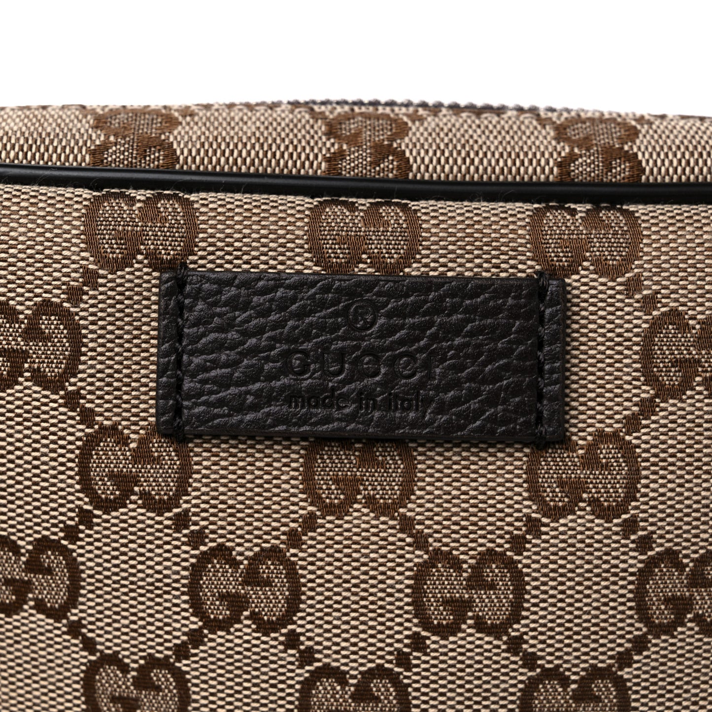 Monogram Belt Bag Dark Brown