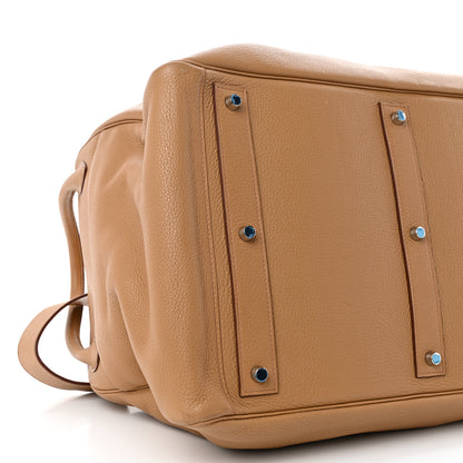 Hermes Taurillon Clemence Lindy 45 Tabac Camel 7 of 8