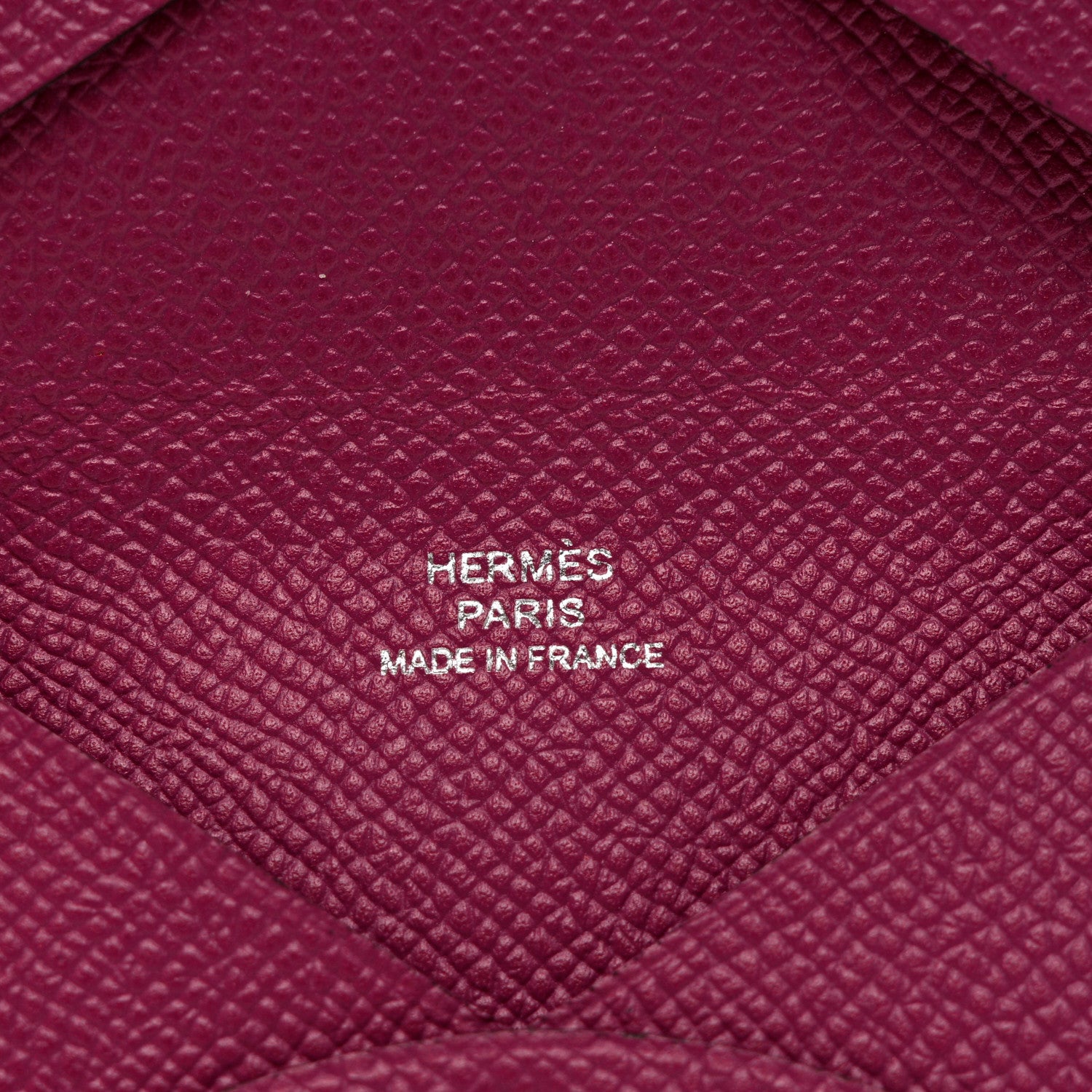 Hermes Epsom Calvi Card Case Rose Pourpre 6 of 6