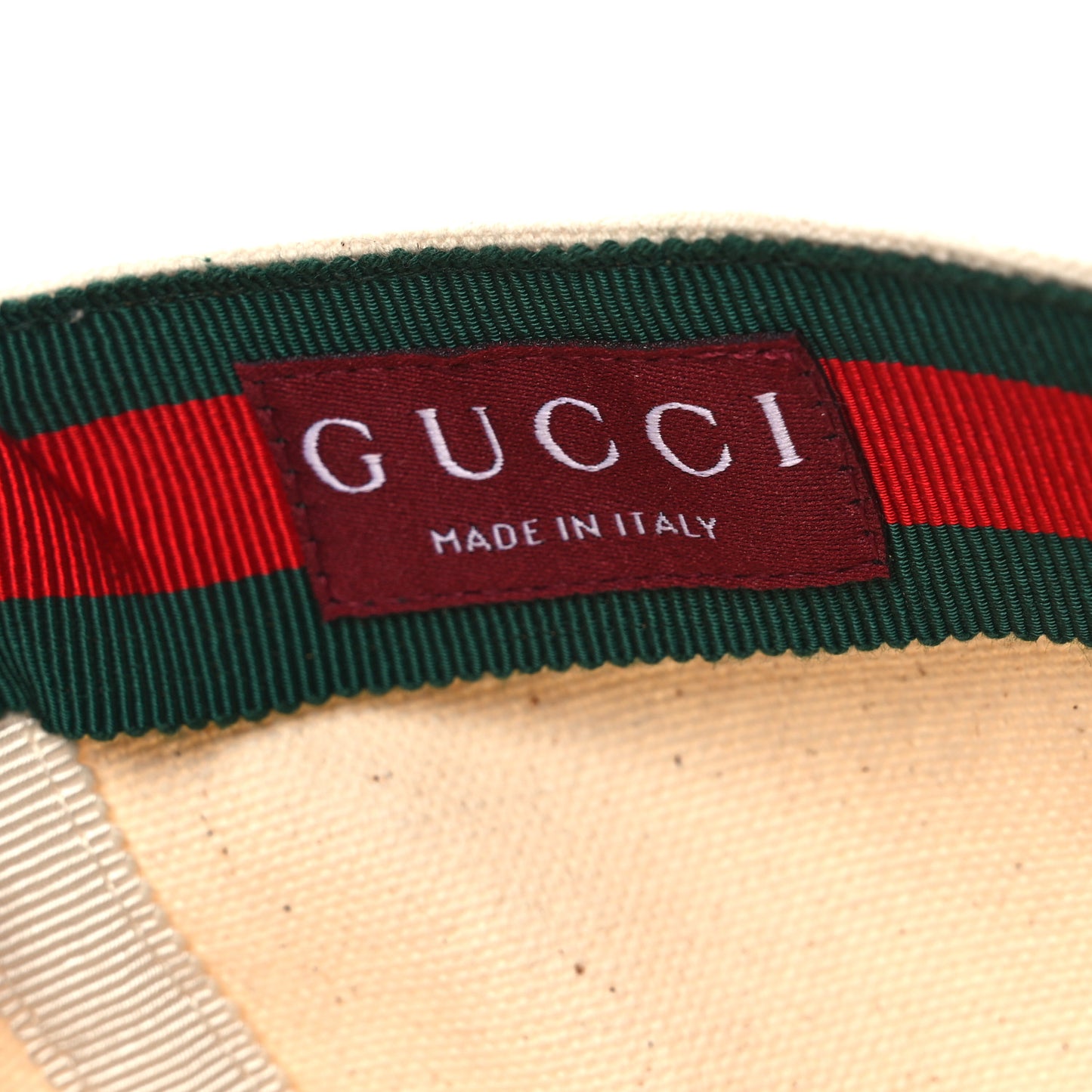 Cotton Logo Baseball Hat M Beige