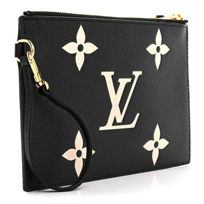 Louis Vuitton Empreinte Monogram Giant Neonoe MM Pochette Black Beige 3 of 7