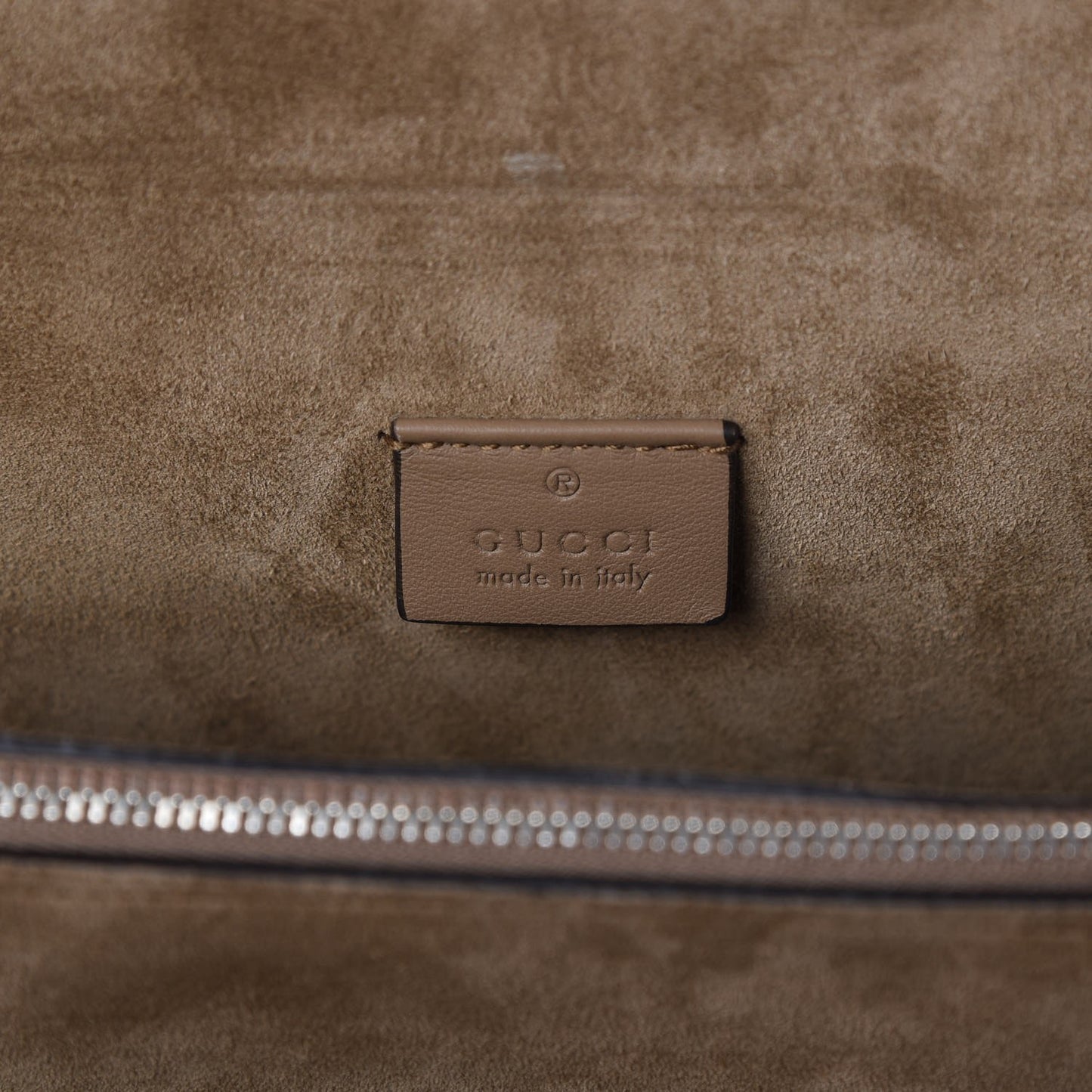 GG Supreme Monogram Medium Dionysus Shoulder Bag Taupe