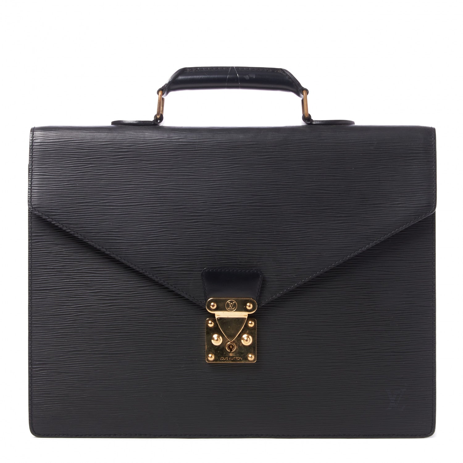 Louis Vuitton Epi Serviette Conseiller Briefcase Black 1 of 8