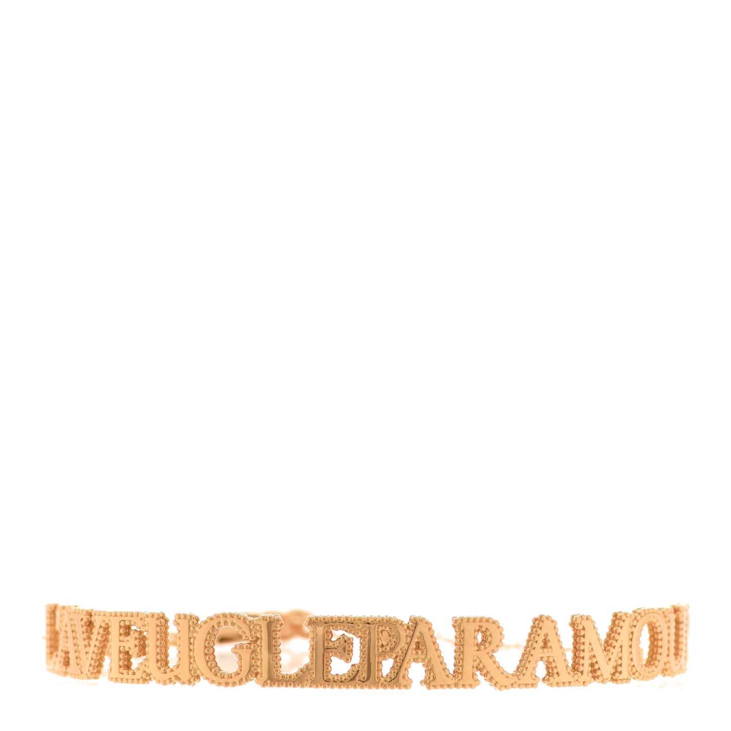 18K Yellow Gold L'Aveugle Par Amour Bracelet