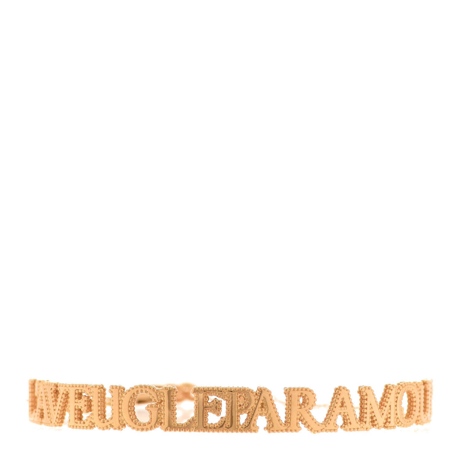 Gucci 18K Yellow Gold L'Aveugle Par Amour Bracelet 1 of 6