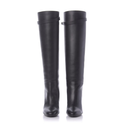 Hermes Heritage Calfskin Story Boots 37 Black 2 of 8