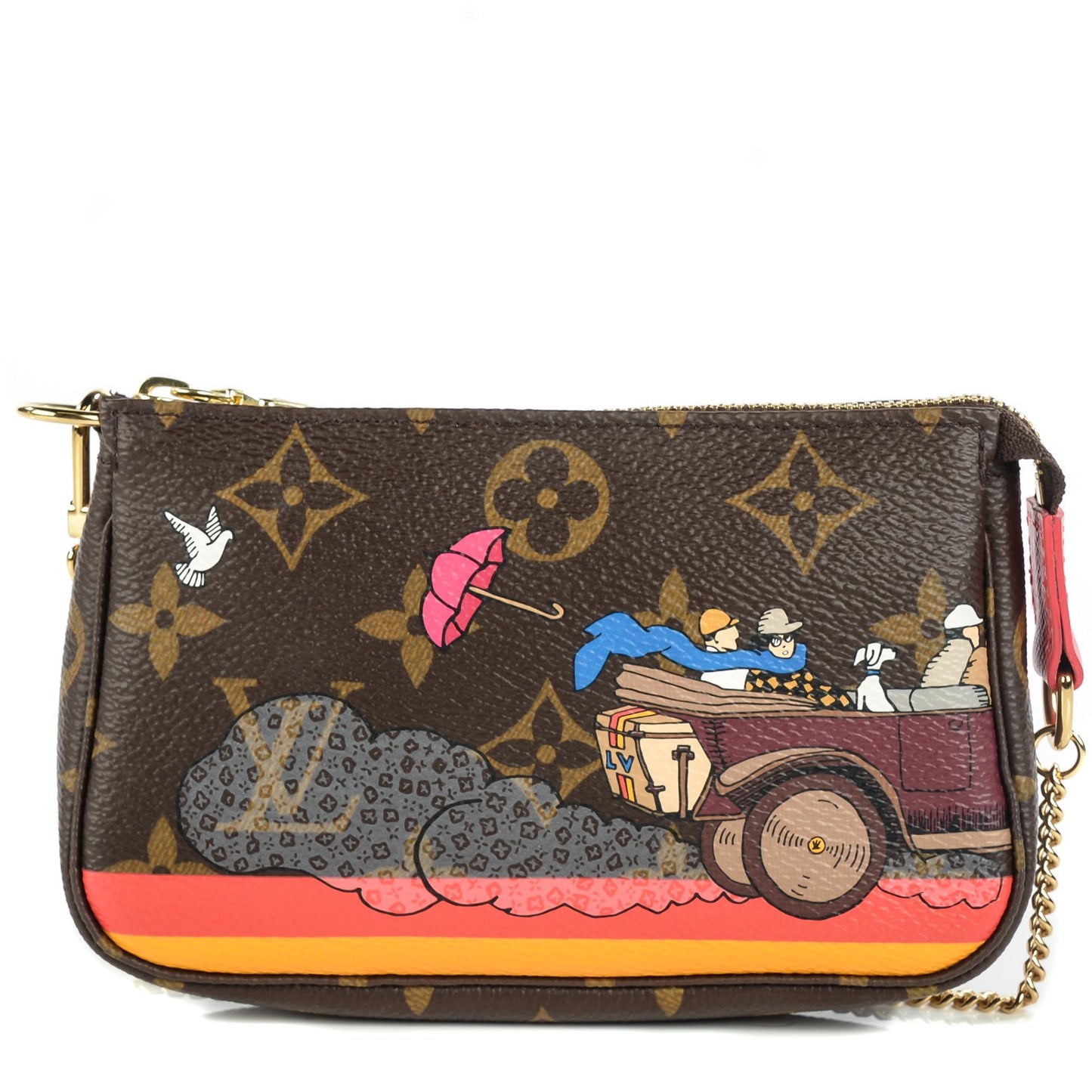 Monogram 2015 Christmas Animation Mini Pochette Accessories