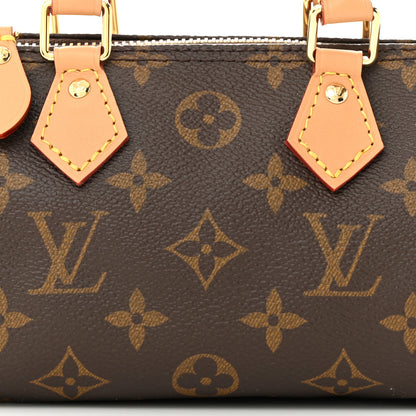Louis Vuitton Monogram Nano Speedy Bandouliere 8 of 10