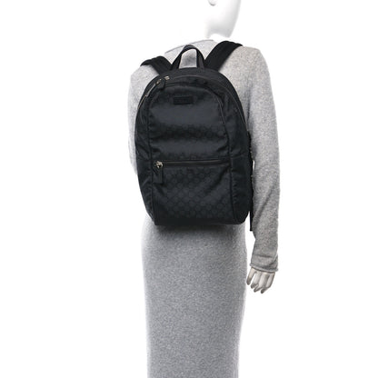 Gucci Nylon Monogram Slim Backpack Black 2 of 12