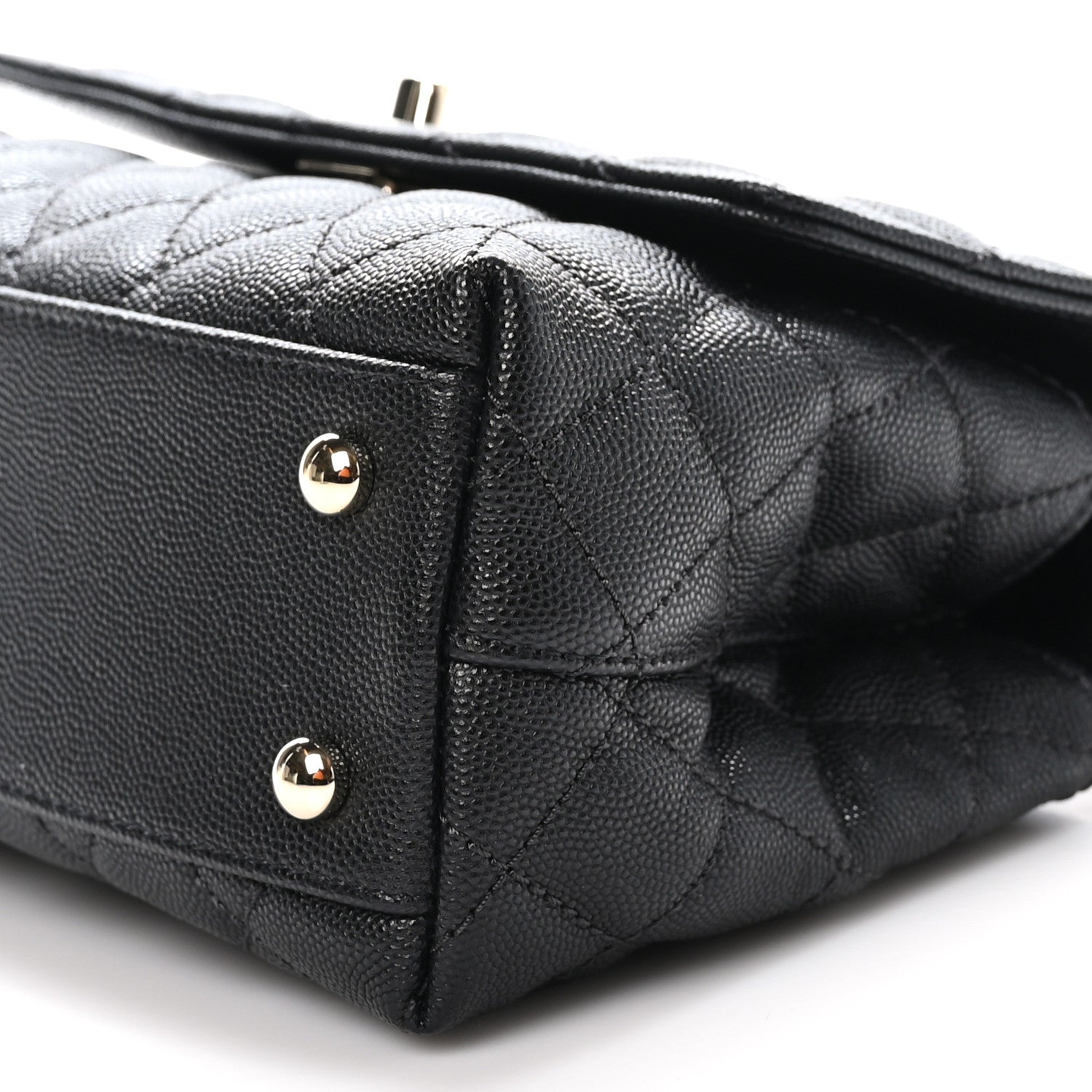 Chanel Caviar Quilted Mini Coco Handle Flap Black 10 of 11