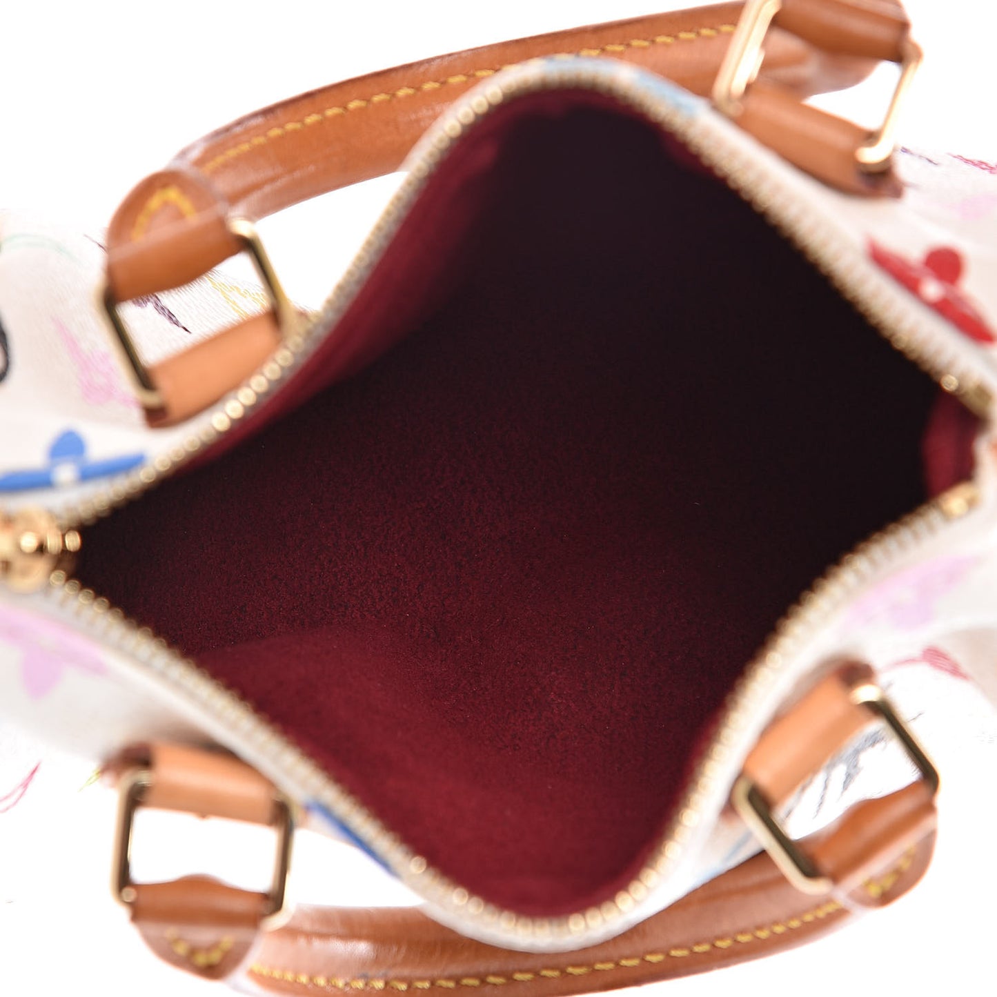 Monogram Multicolor Mini Sac HL Speedy White