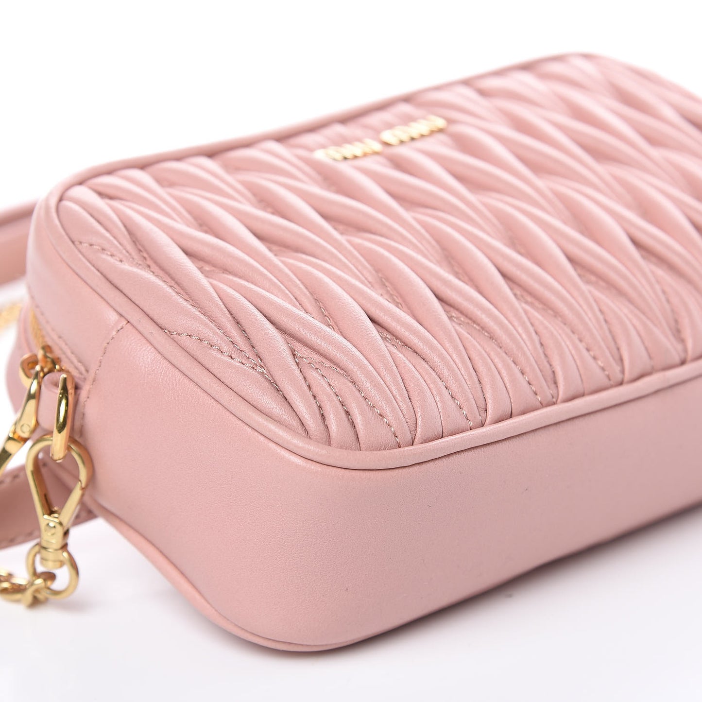 Nappa Matelasse Belt Bag Orchid Pink