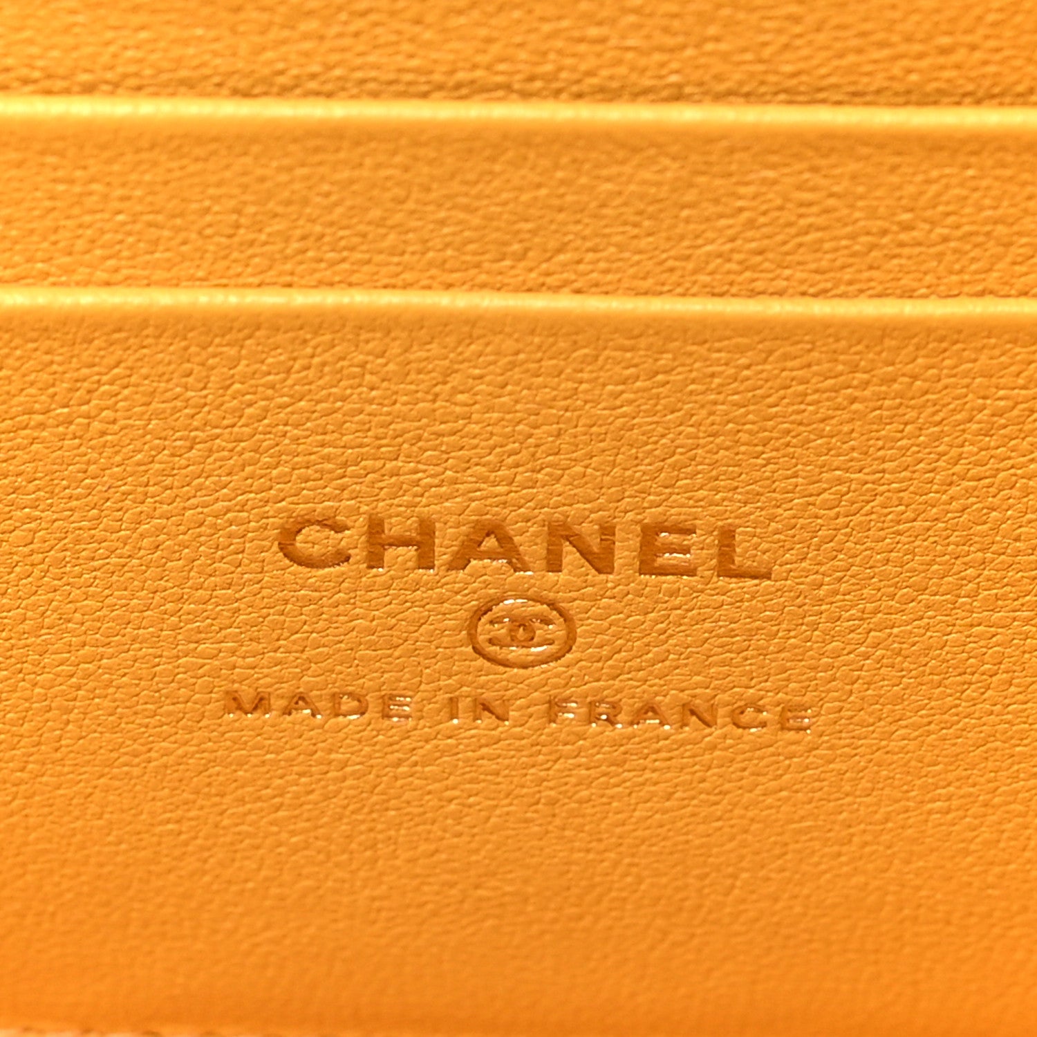 Chanel Lambskin Quilted Small Top Handle Vanity Case With Chain Brown Yellow 6 of 10